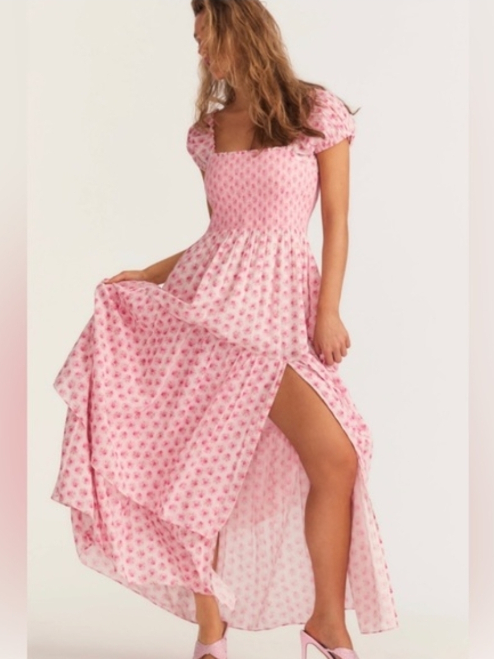 LoveShackFancy Anzie Floral Maxi